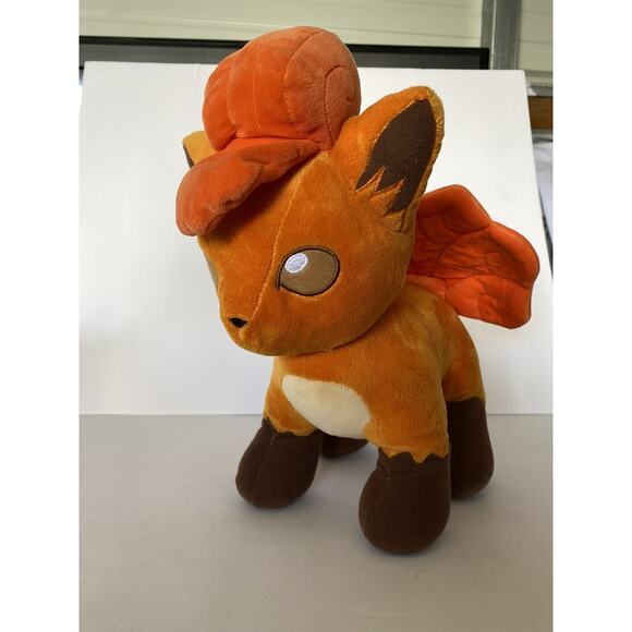 BAB Build a Bear Pokémon Orange Vulpix Plush Fox 2017 Stuffed NO Sound 13" - Picture 1 of 3